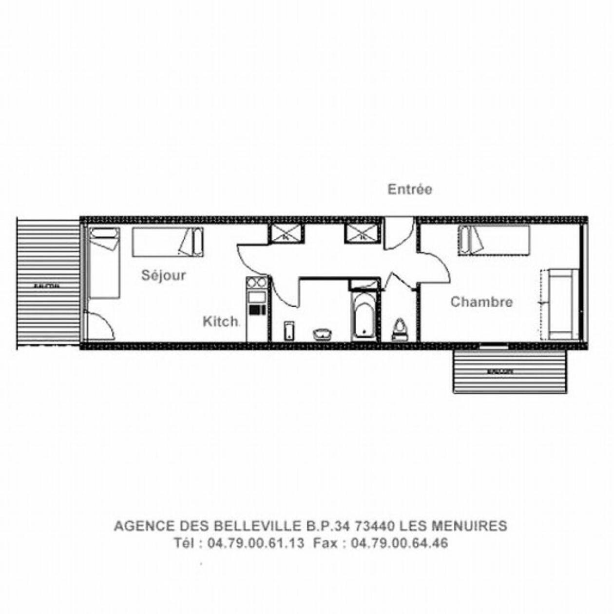 Residence Dorons - Appartement Agreable - Acces Direct Aux Pistes - Balcon Mae-2204 Сен-Мартен-де-Бельвіль Екстер'єр фото